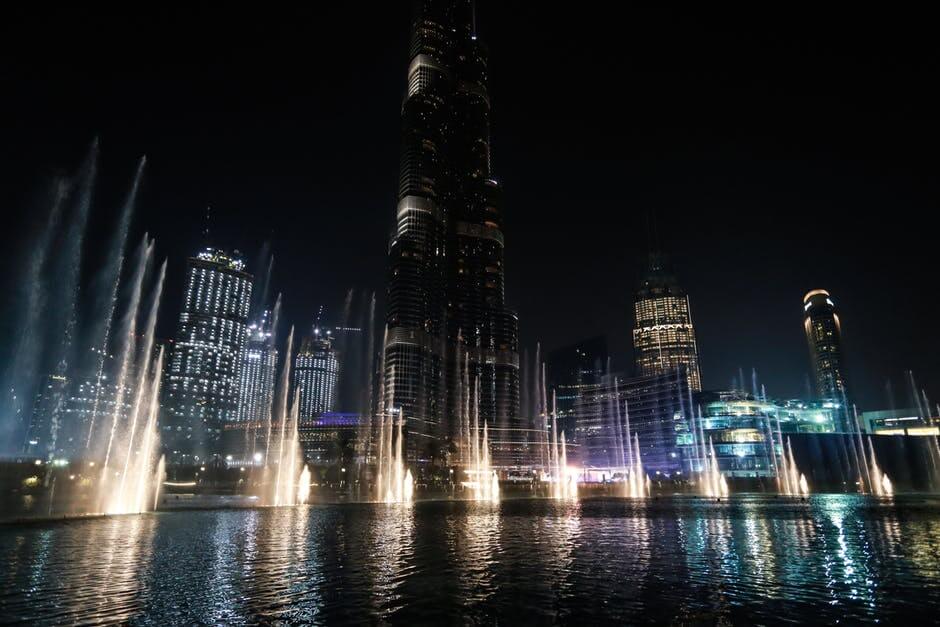 fontana v dubaji