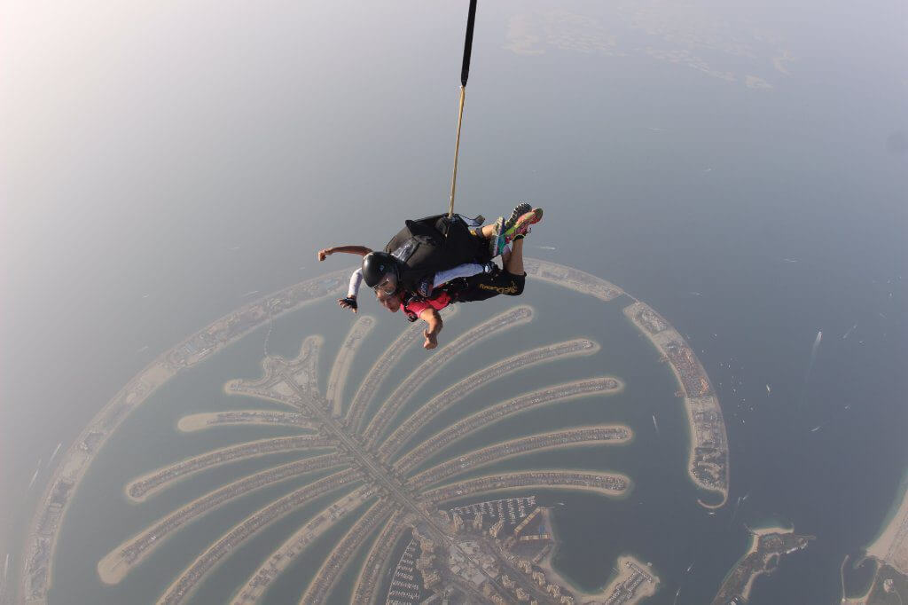 tandemovy zoskok dubaj